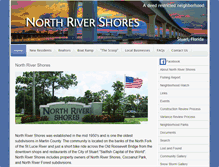 Tablet Screenshot of northrivershoresfl.org
